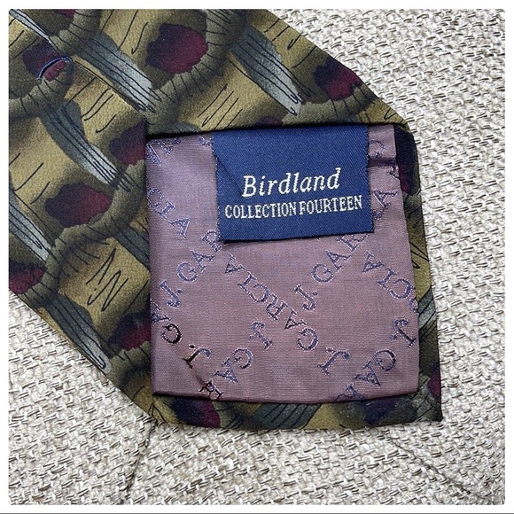 💕Very Attractive Jerry Garcia Mens Necktie / Birdland Collection Fourteen💕 - Picture 4 of 11